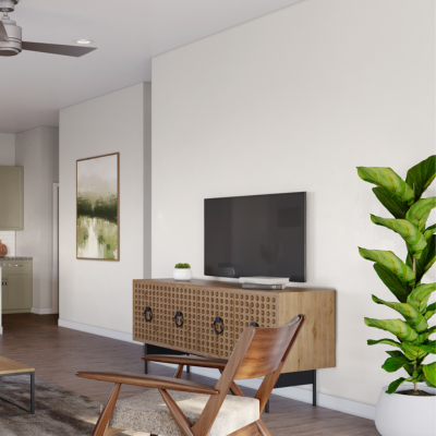 Living room rendering