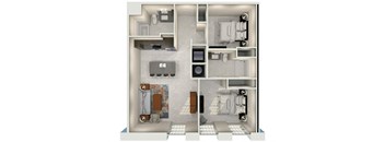 a floor plan of a 1 bedroom192 sq ft apartment