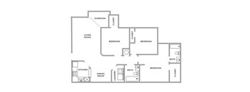 a floor plan residences at the battery