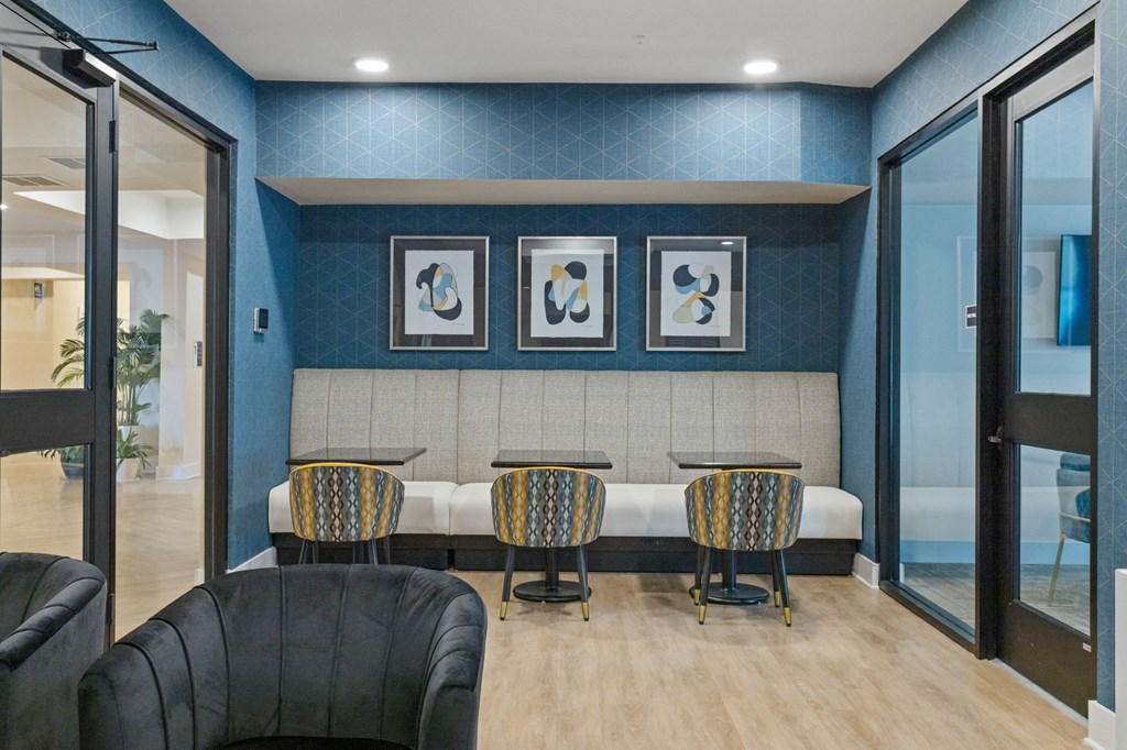 Clubhouse with office space in Park View Greer Apartments in Greer, SC