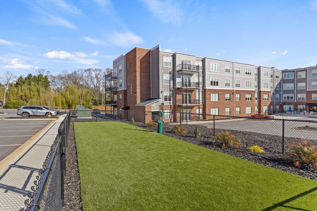 Dog park in Park View Greer Apartments in Greer, SC