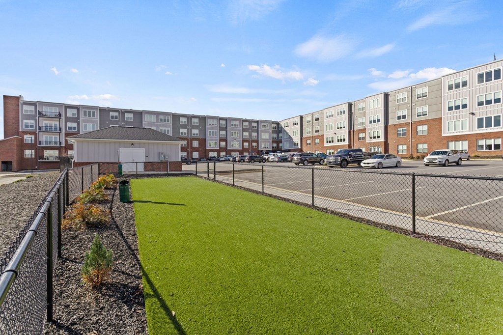 Dog park in Park View Greer Apartments in Greer, SC