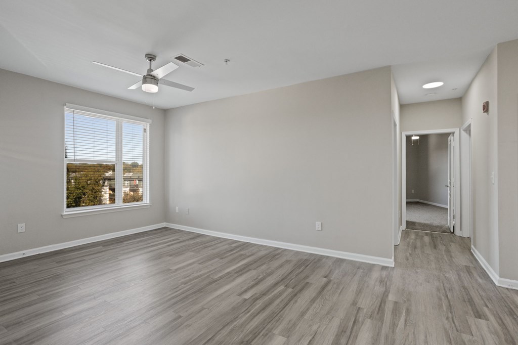 Flatiron West Trade Apartments unstaged large living room
