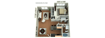 Aventine 1 Bedroom Apartment