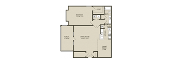 a floor plan of a house with a garage and a staircase