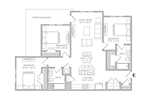 Phase One Alder Floor Plan