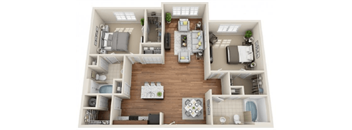 Aventine 2 Bedroom Apartment with Deluxe Sun Room
