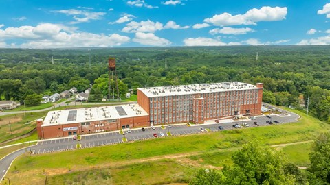 Aerial View of Converse Mill Lofts Apartments in Spartanburg SC
