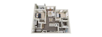 a 1 bedroom floor plan  395