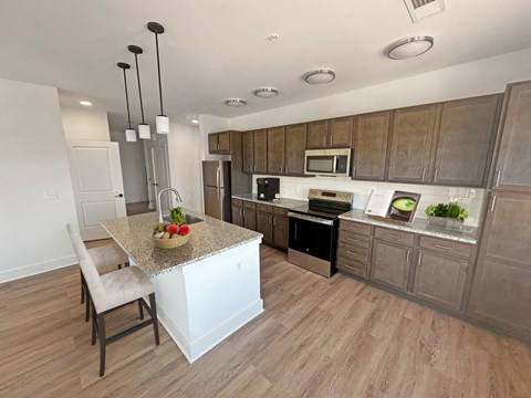 Gordon Street Lofts Kitchen with Stainless Steel Appliances,