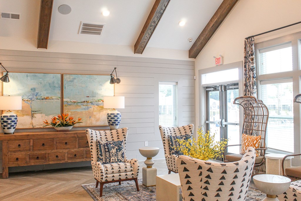 Comfortable Seating in Clubhouse For Lounging