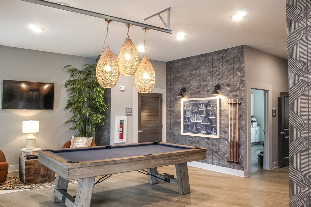 Game Room with Billiards Table