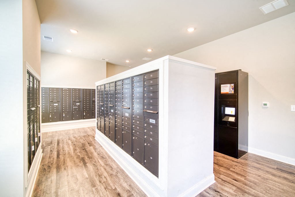 The lobby of Peachtree Village in Boiling Springs, SC.