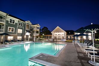 Pool at Night - Waterleaf at Neely Ferry