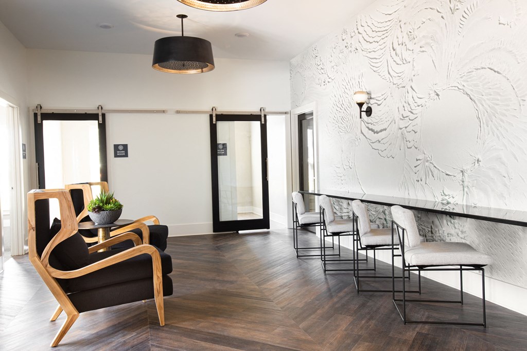 Aventine office with bar