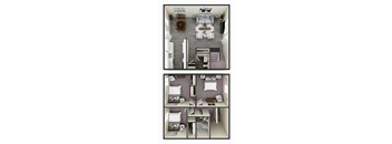 A series of images showing different room layouts.