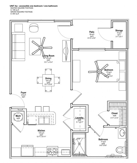 1 Bedroom apartment at Parkside at Hudson