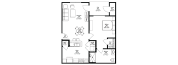 a conceptual drawing of a floor plan of a house
