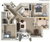 E Floor Plan E Floor Plan, at Missions at Sunbow Apartments, Chula Vista, CA