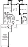 Floor plan Floor plan, at RiverEdge Terrace, San Diego, CA