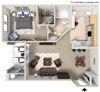 854 sq.ft. BALBOA Floor plan 854 sq.ft. BALBOA Floor plan, at Terra Vista, California, 91913