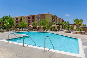 Resort Style Swimming Pool, at Greenfield Village, San Diego, California