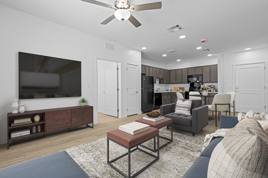 Beautiful Living room at 36N Apartments, Tulsa, OK
