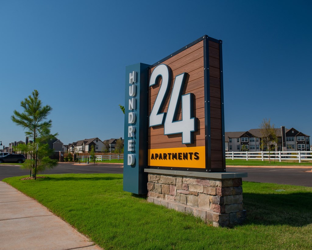 24Hundred Apartments signage