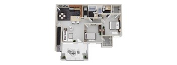 2 Bed 2 Bath with Optional Fireplace