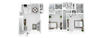 2 BR Townhouse + $150 Attached Garage (Fireplace Optional)