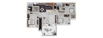 3 Bed 2 Bath (Fireplace Optional)