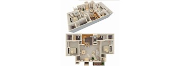 2 Bed 2 Bath (Fireplace Optional)