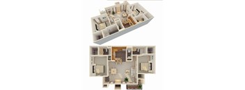 2 Bed 2 Bath (Fireplace Optional)