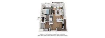 a 1 bedroom floor plan  summit  503 sq ft