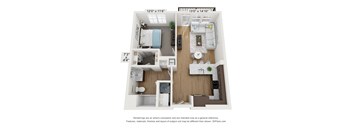 a 1 bedroom floor plan  summit  503 sq ft