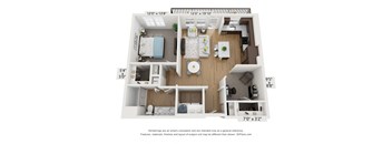 a 1 bedroom floor plan  summit  503 sq ft