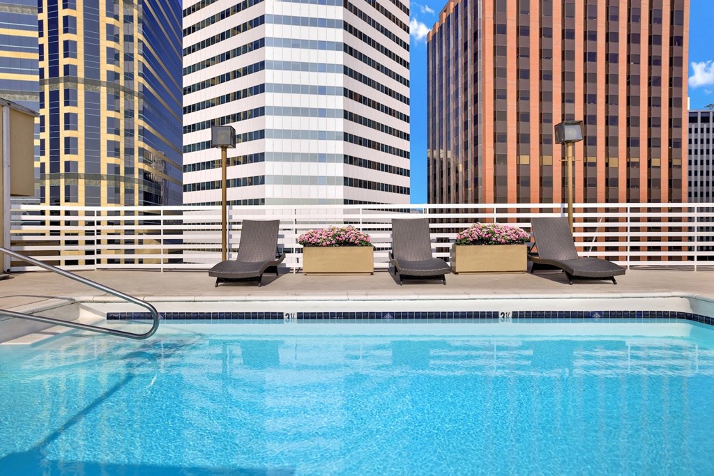 Swimming Pool at Ashton Towers, Los Angeles, California
