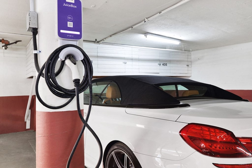 Charging Station at Ashton Towers, Los Angeles