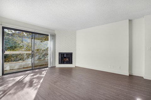 Unfurnished Living Area at The Hilgard, Los Angeles, CA, 90024