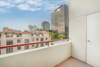 Balcony at Ashton Towers, Los Angeles, CA
