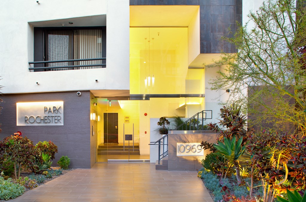 Entrance View at Park Rochester, California, 90024