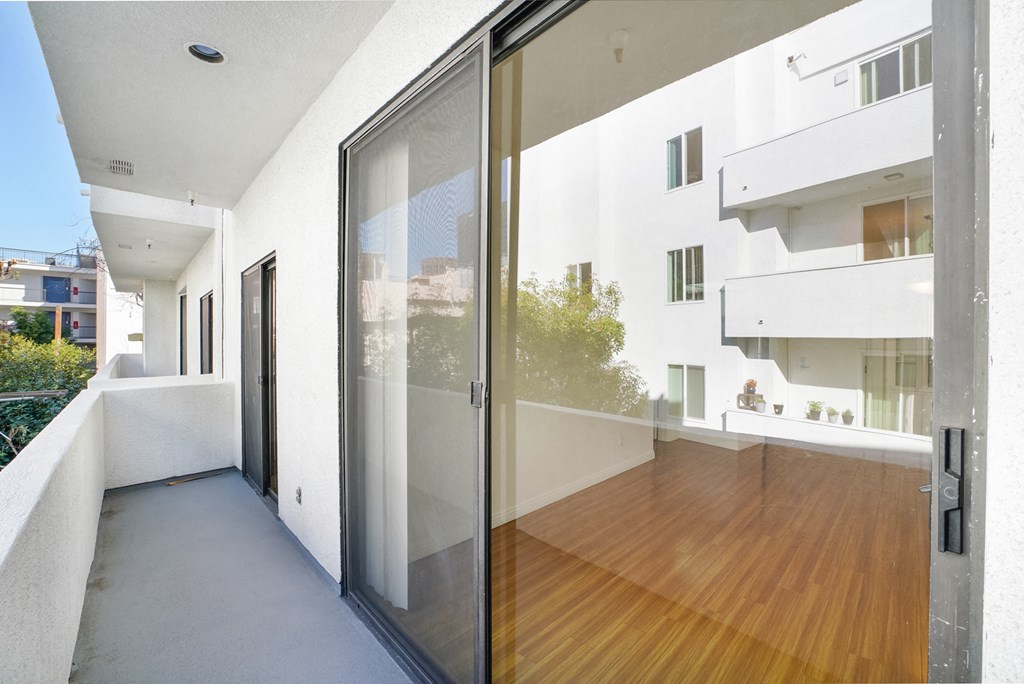 Balcony at Park Rochester, Los Angeles, California