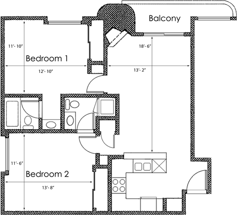 10866 Wilshire Blvd. Suite 1550 Studio-2 Beds Apartment for Rent - Photo Gallery 63
