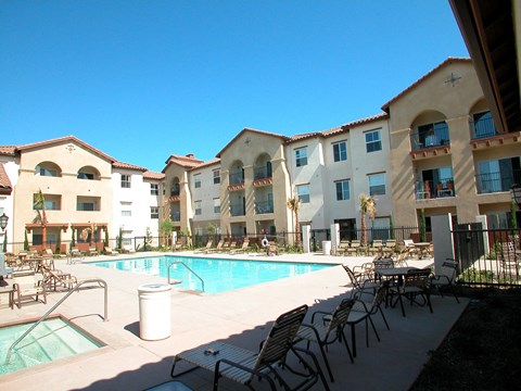 our apartments have a large pool for residents to enjoy