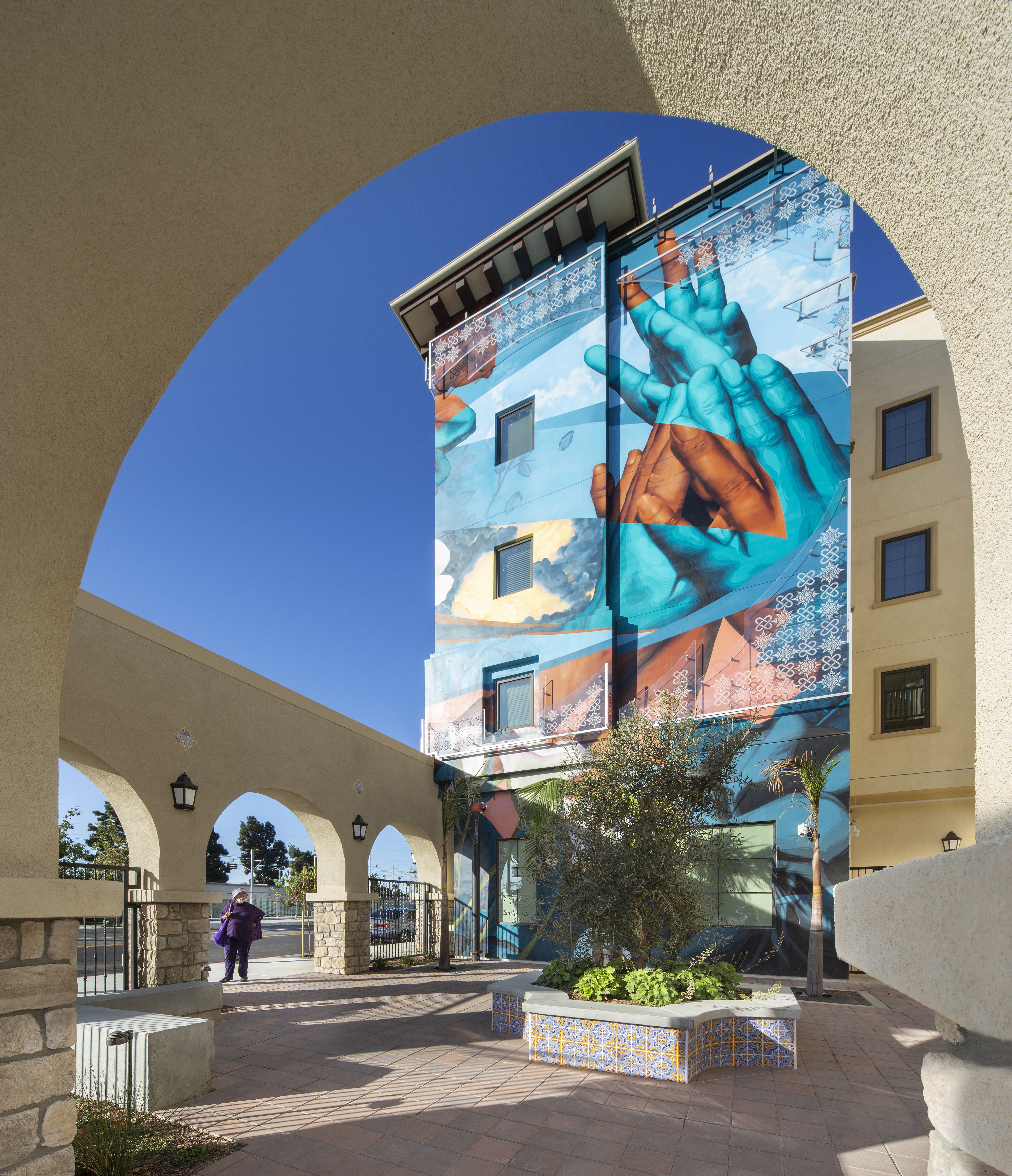 Mural at Fairview Heights in Inglewood California