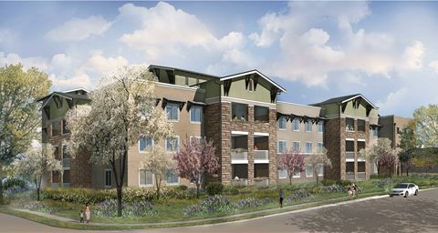 Rendering of Mountain View Apartments