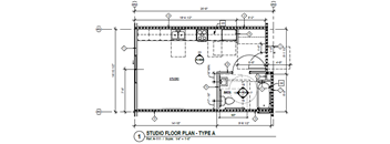 Nestor Senior Village Studio Floorplan