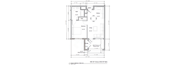 Rialto Metrolink South 1 Bedroom Floor Plan