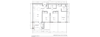 Rialto Metrolink South 3 Bedroom Floor Plan
