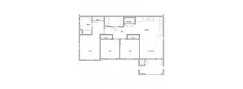 3 Bedroom 2 Bathroom Floor Plan